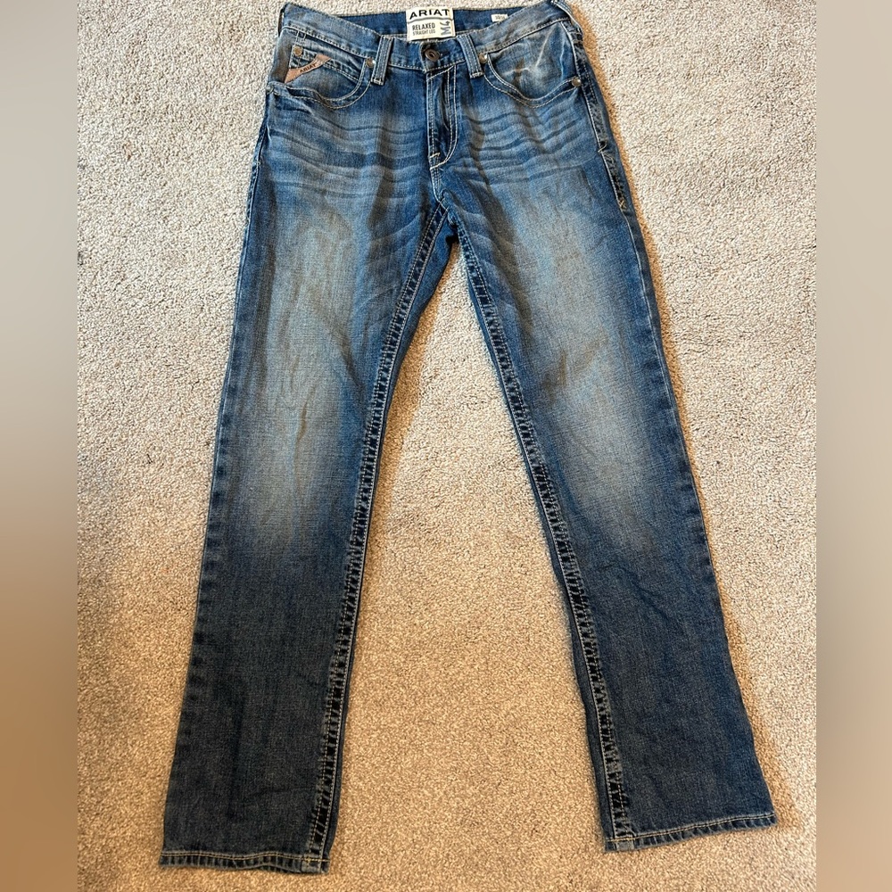 Men’s Ariat Straight Leg M4 Jeans. 30/34. Great Condition!
